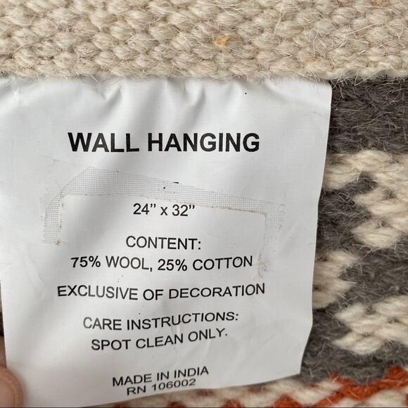 Large Wool Tapestry Wall Hanging Home Decor - Picture 6 of 6